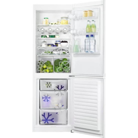 Zanussi ZNLN34EW2 alulfagyasztós kombinált hűtő 185cm