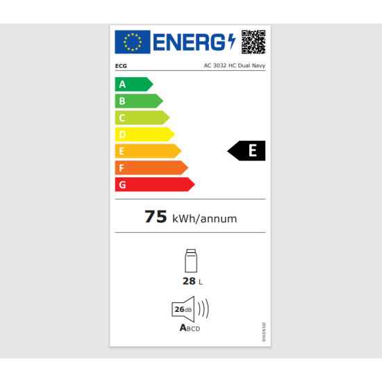 ECG AC3032 HC Dual 28 literes hordozható hűtőtáska, kettős áramellátás – otthoni vagy autós használatra