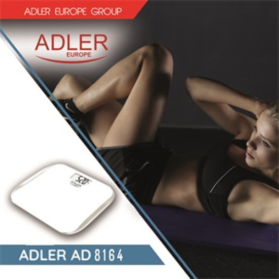 Adler AD8164 üveglapos személymérleg fehér