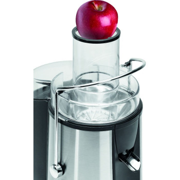 Clatronic AE 3532 fekete-inox 1000W gyümölcscentrifuga Extra nagy töltőtengely 75 mm Ø