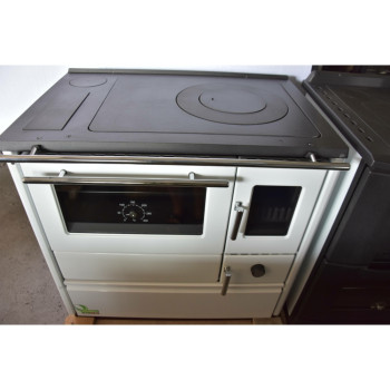 Warnex Alfa 85-G fehér zománcozott sparhelt jobbos