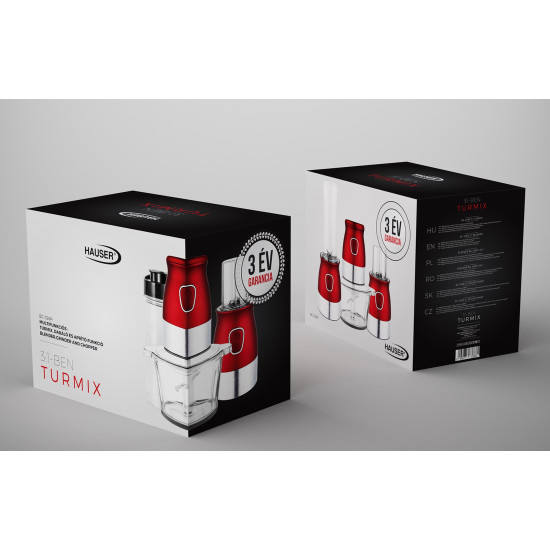 Hauser BC-326R Turmix, daráló és aprító