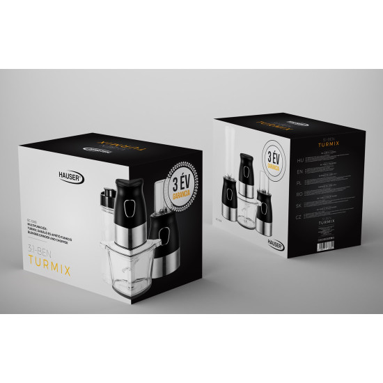 Hauser BC-326B Turmix, daráló és aprító