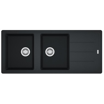 Franke BFG 621 mosogatótálca,fekete,116x50cm