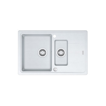 Franke BFG 651-78 Basic mosogatótálca, gleccser fehér, 78x50cm 114.0301.368