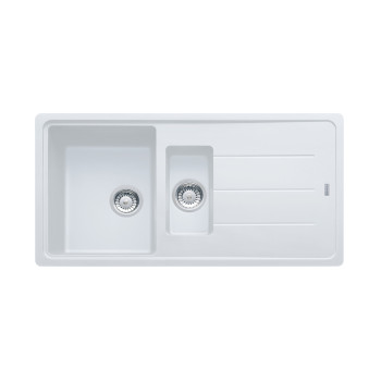 Franke BFG 651 Boston mosogatótálca, gleccser fehér, 97x50cm 114.0276.136