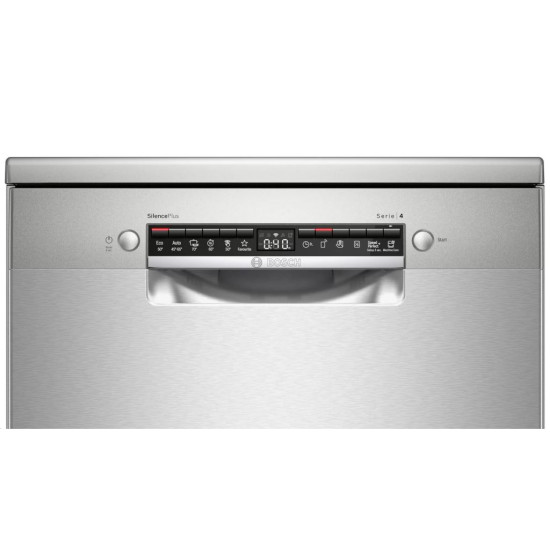Bosch SMS4EVI14E Home Connect szabadonálló mosogatógép, 13 teríték, 60cm, inox 