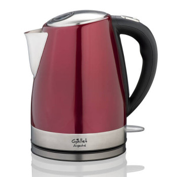 Gallet BOU759R piros rozsdamentes acél vízforraló 1,7 liter 