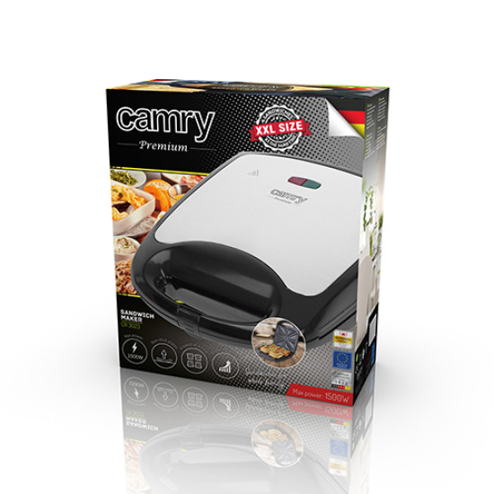 Camry CR3023 szendvicssütő 4 szendvics készítéséhez