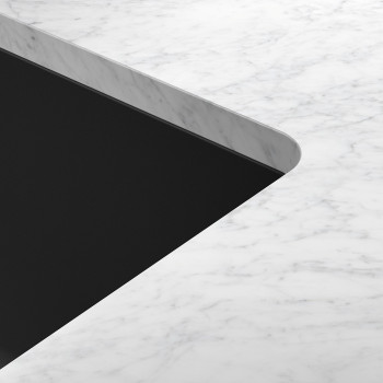 Franke MRG 210/110-37 A munkalap alá építhető mosogatótálca,40.3x43.3cm,matt fekete