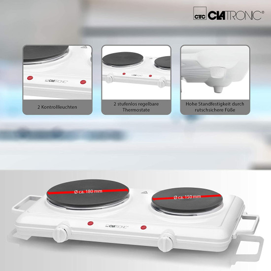 Clatronic DKP 3583 elektromos főzőlap DKP3583