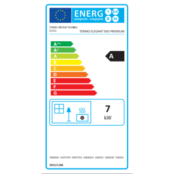 Warnex Elegant Eko kandalló,7kw