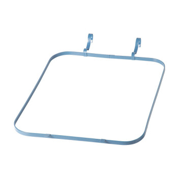 Polietilén zsákot rögzítő fémkeret 240 literes kukához