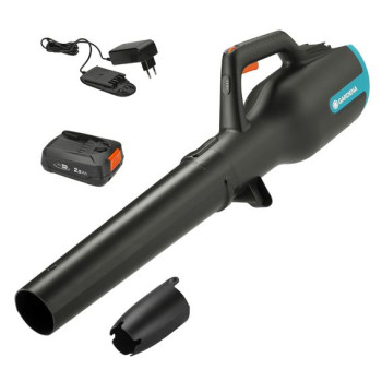 Gardena 14890-20 PowerJet 18V P4A lombfúvó akkumulátorral és töltővel