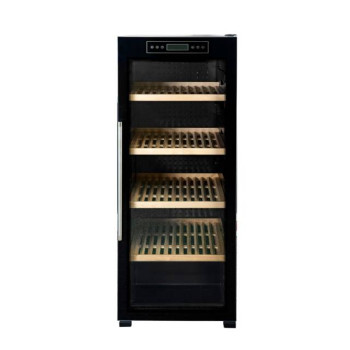 Ferrara EW380DGC borhűtő fekete szabadonálló, 186palack, 380L