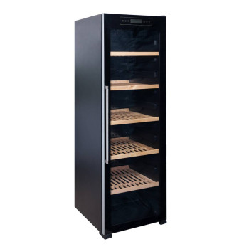 Ferrara EWB470DGC borhűtő fekete szabadonálló, 204 palack, 470L 