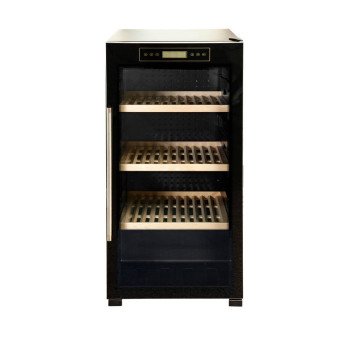 Ferrara EW290DGC borhűtő fekete szabadonálló, 142 palack, 290L