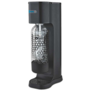 SodaCo K100B King szódagép, fekete, bajonett záras flakonnal 