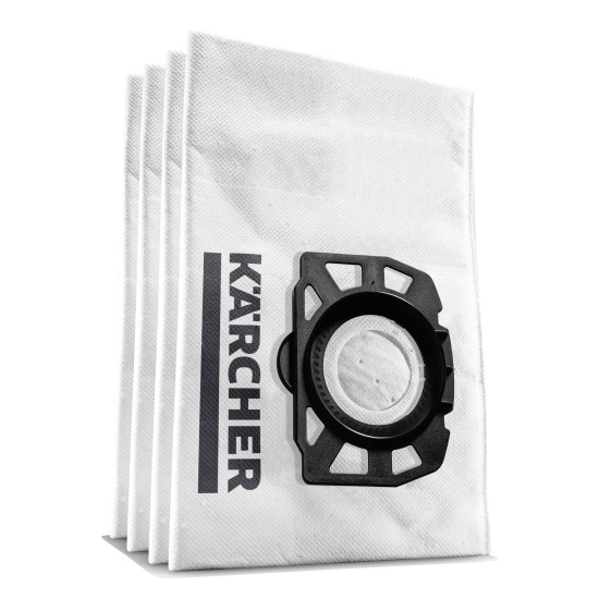 Karcher 2.863-314.0 4db gyapjú porzsák WD 2 Plus, WD 3, WD 3 Battery KWD 1–KWD 3, SE 4001/SE 4002 porszívókhoz