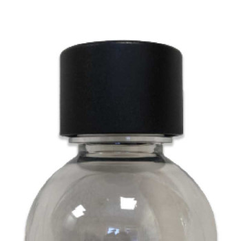 SodaCo bajonettzáras szénsavasító flakon kupak, tömítéssel, King szódagépekhez, fekete