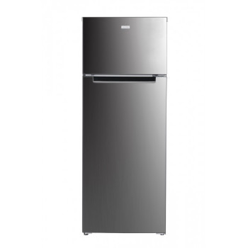 MPM-206-CZ-23 felülfagyasztós kombinált hűtőszekrény,169/37L, 55x56x143 cm, inox 