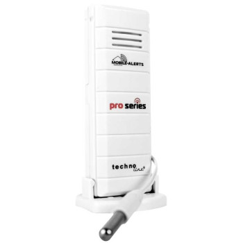 Technoline MA10120 Pro Series hőmérséklet érzékelő, Mobile Alerts okos otthon rendszerhez, bel és kültéri hőmérséklet méréséhez, vezetékes szondával 