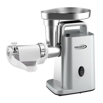 Hauser MG800 húsdaráló, paradicsom passzírozó feltéttel, 800W,inox 