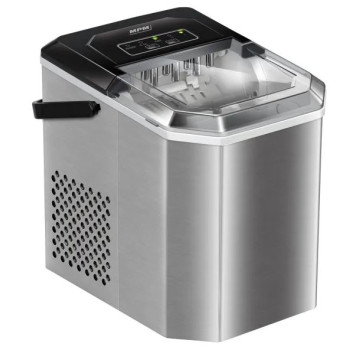 MPM-MKD-04 jégkocka-készítő gép 150W-os, ezüst/szürke, 12 kg/nap kapacitás