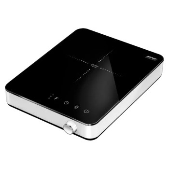 MPM MPM-MKE-15 indukciós főzőlap,LED fekete-inox szín, 2000W