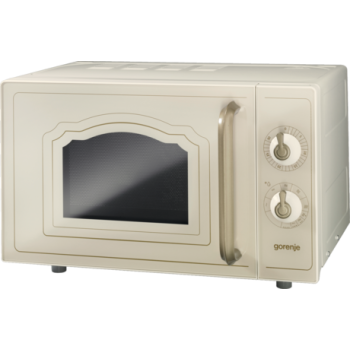 Gorenje MO4250CLI mikrohullámú sütő retro, bézs szín, 20L,700W