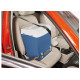 Mobicool MS30 (SSBF) autós hűtőtáska 12V/230V 29L fehér/kék övvel csatolható 
