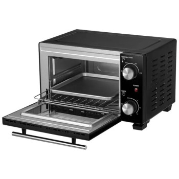 MPM MPM-MPE-13 elektromos mini sütő, 10L, 800W Hőmérséklet-beállítás 90-230°C, 37,3 x 31 x 23,7 cm