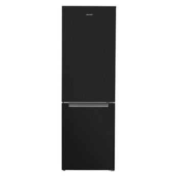 MPM MPM-312-FF-48 NoFrost fekete alulfagyasztós kombinált hűtőszekrény 210/93L, 60x60x185cm