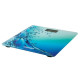 Mesko MS8156 digitális személymérleg kék tenger minta 150kg edzett üveg