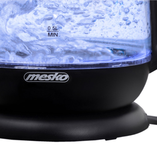 Mesko MS1263 üveg vízforraló 1,7l