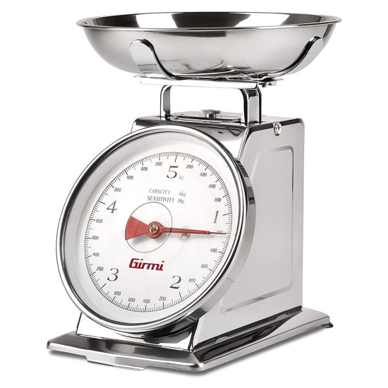 Girmi PS90 konyhai mérleg rozsdamentes acél