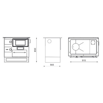 Warnex REGULAR 46 Eco sparhelt jobbos felső/oldalsó