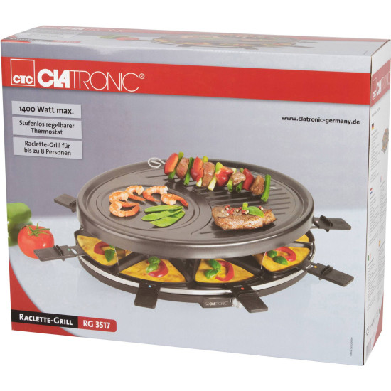 Raclette sütő, raclette grill Clatronic RG 3517