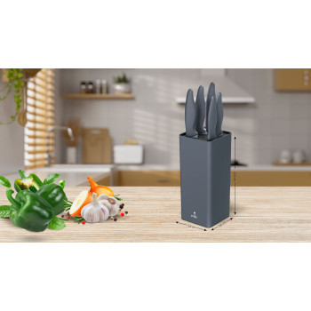 MPM SNS-7 Késkészlet 6 db-os, acél, műanyag tartóval SNS7