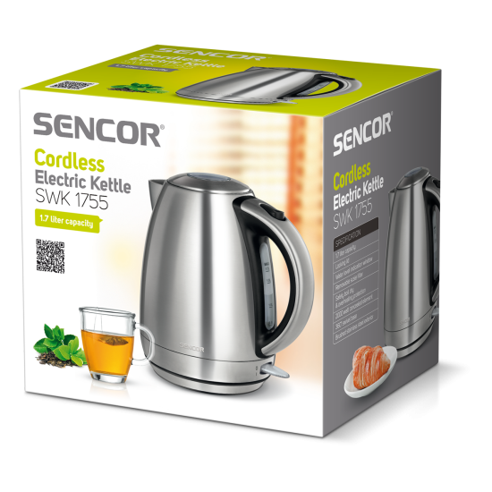 Sencor SWK1755 inox vízforraló