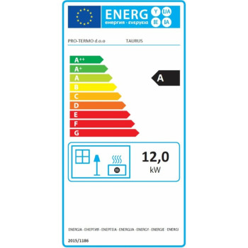Warnex Taurus csempés sütős kandalló bézs oldalburkolattal, 12kW 