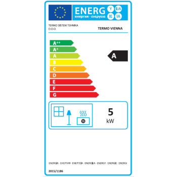 Termo Vienna kandalló 5kW kandalló