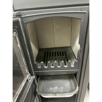 Warnex Thalia Okta ECO kandalló piros lemez oldal borítás, öntöttvas tető és ajtó 