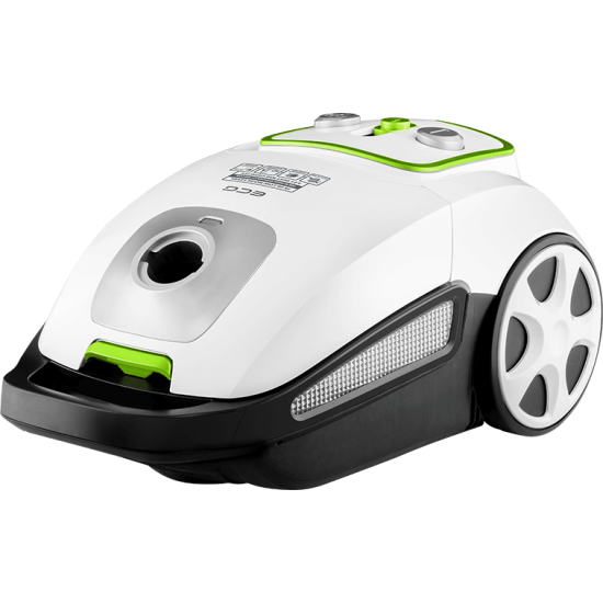 ECG VPS3010 vászon/papír porzsákos porszívó mini PET turbó kefével, fehér, 700W