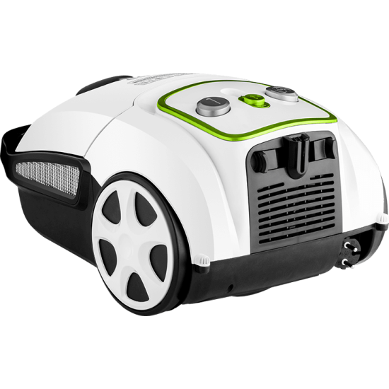 ECG VPS3010 vászon/papír porzsákos porszívó mini PET turbó kefével, fehér, 700W