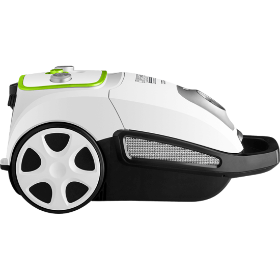 ECG VPS3010 vászon/papír porzsákos porszívó mini PET turbó kefével, fehér, 700W