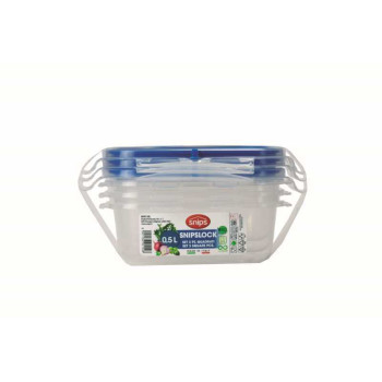 Snips 090002 Ételtároló, 3db-os 0,5l