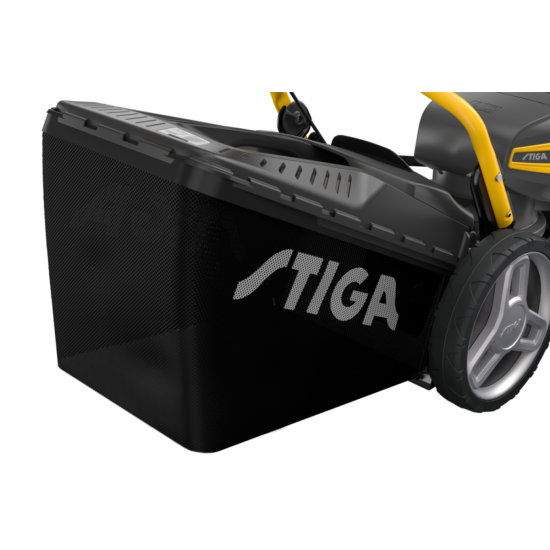 Stiga COMBI 753e V Kit akkumulátoros fűnyíró,(akkumulátorral és töltővel),gyűjtés, mulcsozás, oldalsó kiszórás, hátsó kiszórás,önjáró funkció,1500W