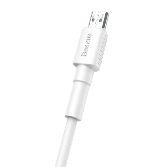 Baseus CAMSW-C02 tartós USB/mikro-USB kábel 2.4A, 1m, fehér