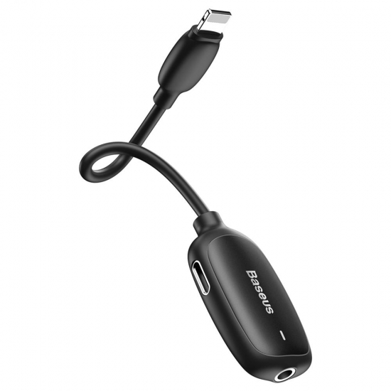 Baseus CALL51-01 Lightning - Lightning + 3.5mm jack adapter